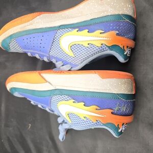 Nike Blue and Orange Sneakers‎ Dynamic Design